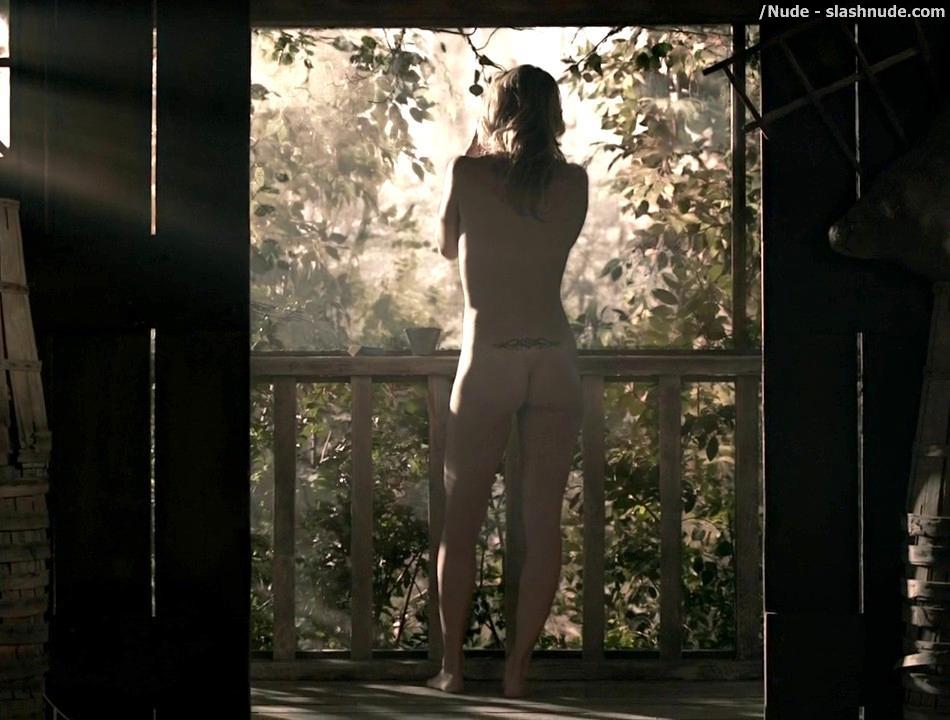 Kay Story Nude Out Of Bed For A Smoke On Banshee 22