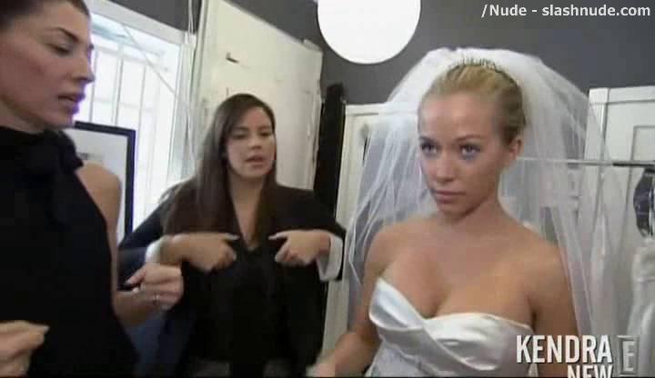 Kendra Wilkinson Topless To Try On Her Wedding Gown 26