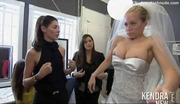 Kendra Wilkinson Topless To Try On Her Wedding Gown 29