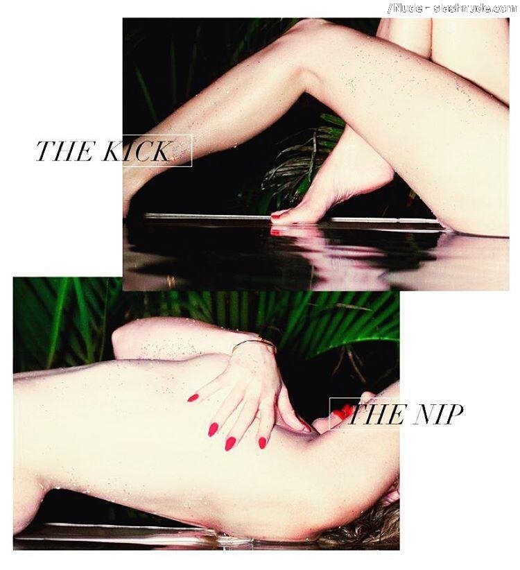 Khloe Kardashian Nude Top To Bottom In Pool Photoshoot 10