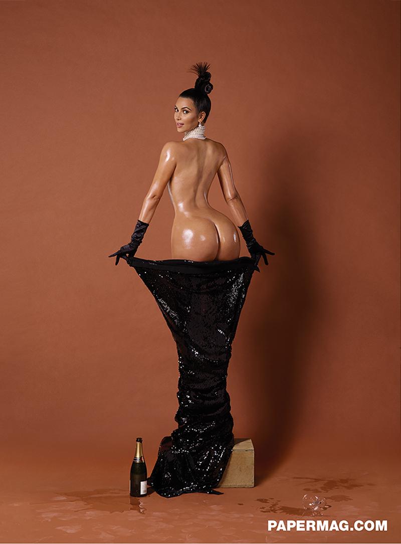 Kim Kardashian Nude And Nearly Full Frontal To Sell Paper 2