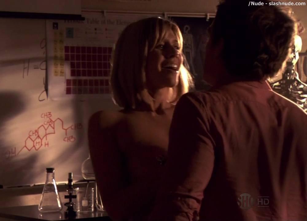 Kristen Miller Topless In The Classroom For Dexter 6
