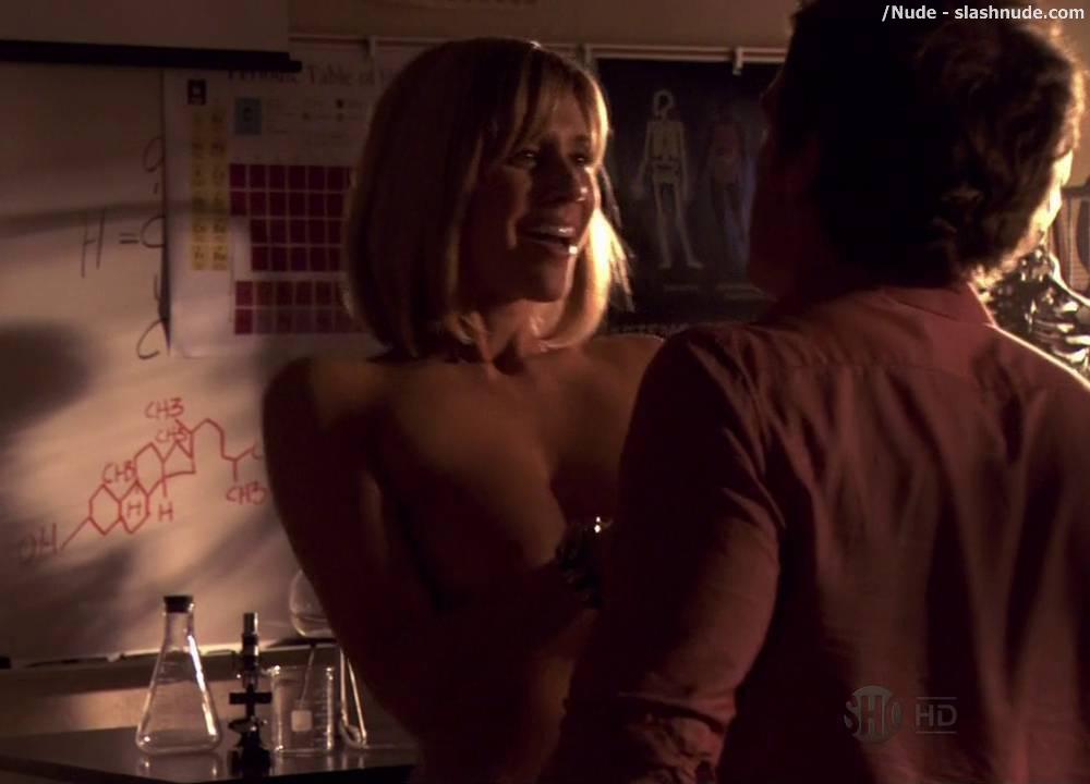 Kristen Miller Topless In The Classroom For Dexter 7