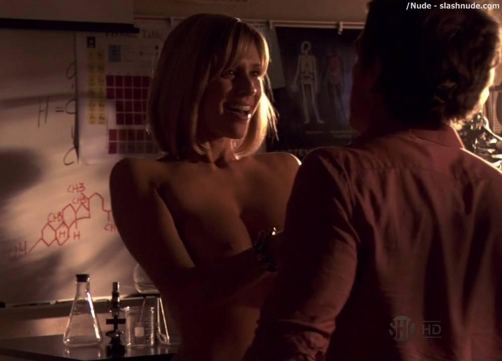 Kristen Miller Topless In The Classroom For Dexter 8