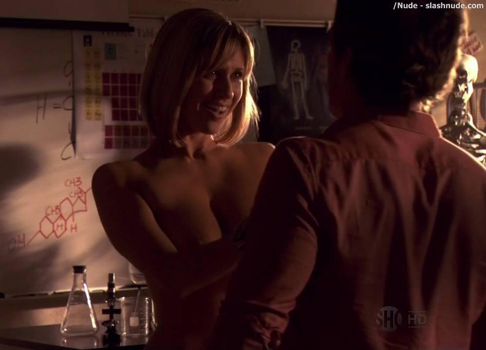 Kristen Miller Topless In The Classroom For Dexter 9