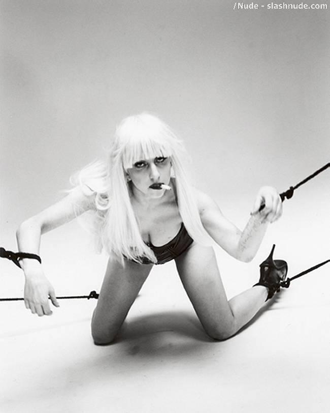 Lady Gaga Nude In Bondage Photos For Nobuyoshi Araki 12