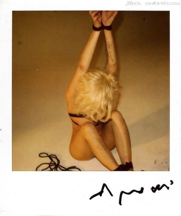 Lady Gaga Nude In Bondage Photos For Nobuyoshi Araki 4