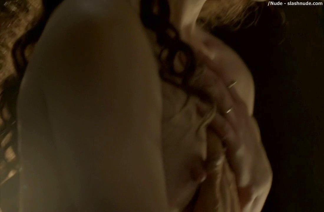 Laura Haddock Topless In Bed From Da Vinci Demons 9
