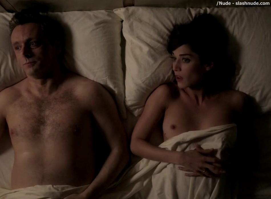 Lizzy Caplan Topless For Pillow Talk On Masters Of Sex 6