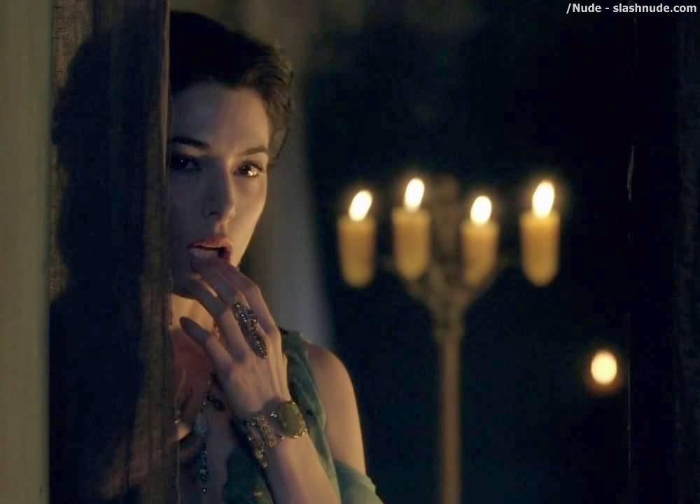 Lucy Lawless Topless Sex Gets Jaime Murray Horny On Spartacus 13
