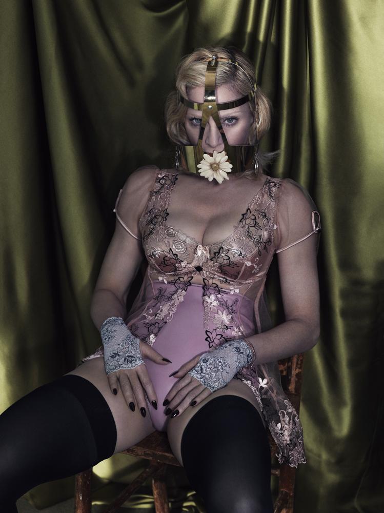 Madonna Topless To Let Breasts Hang Out In Interview Magazine 2