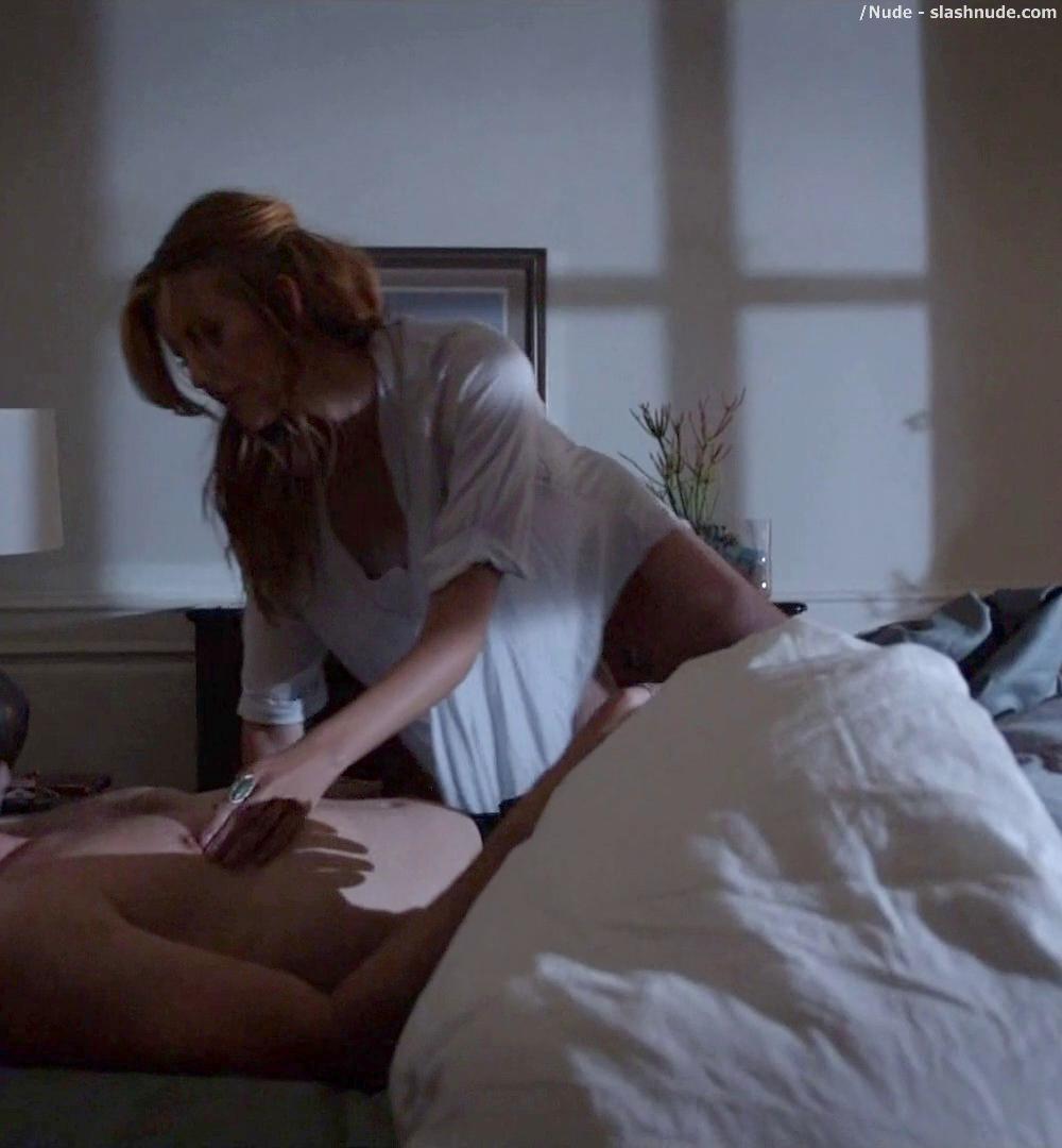Maggie Grace Breasts Peek Out On Californication 7