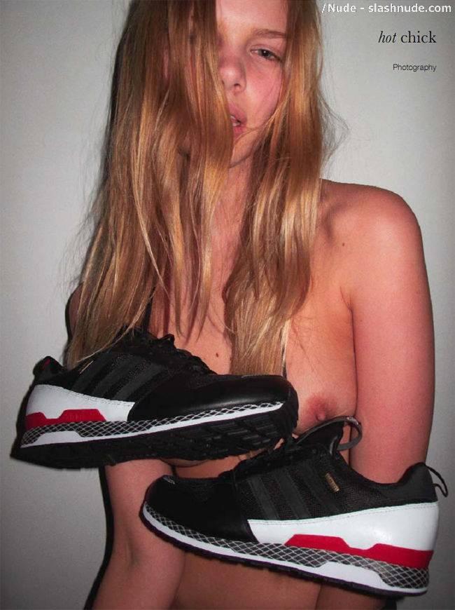 Marloes Horst Topless For Adidas Sports Shoes 1