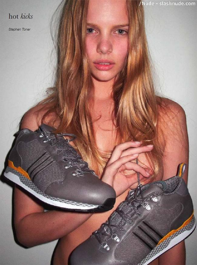Marloes Horst Topless For Adidas Sports Shoes 2