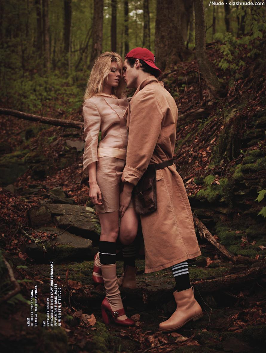 Maryna Linchuk Nude In The Woods Makes For A Good Story 1
