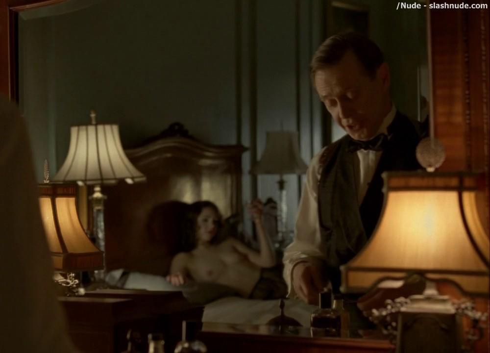 Meg Chambers Steedle Topless In Bed On Boardwalk Empire 1