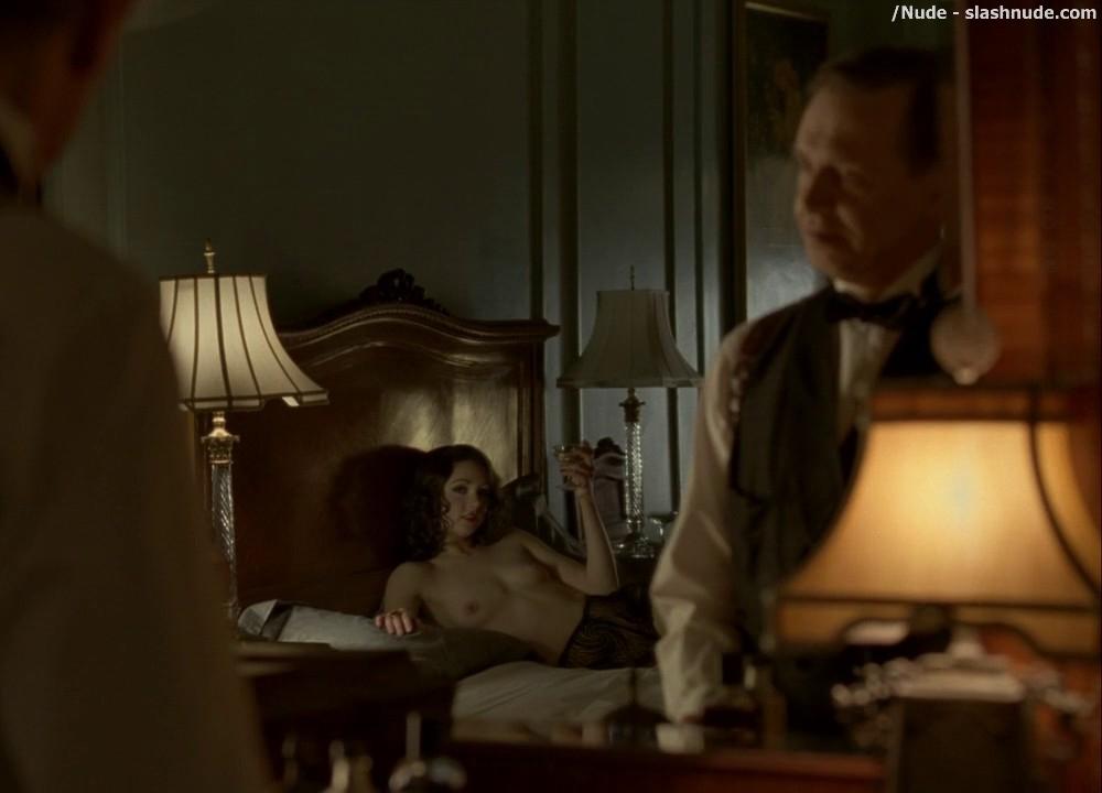 Meg Chambers Steedle Topless In Bed On Boardwalk Empire 4