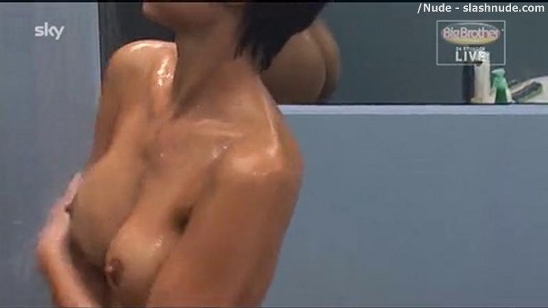 Micaela Schaefer Nude In The Shower On Big Brother Germany 12