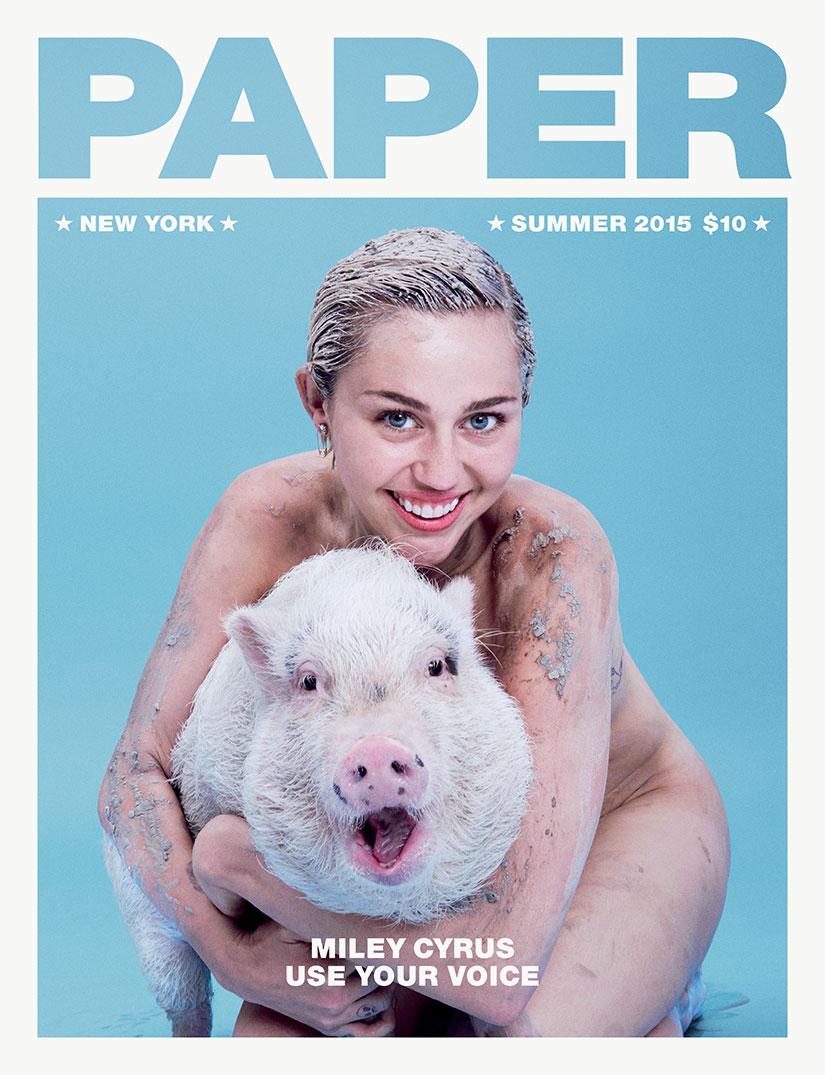 Miley Cyrus Nude Top To Bottom In Paper 1