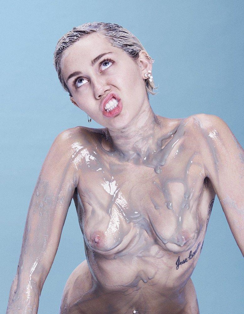 Miley Cyrus Nude Top To Bottom In Paper 2