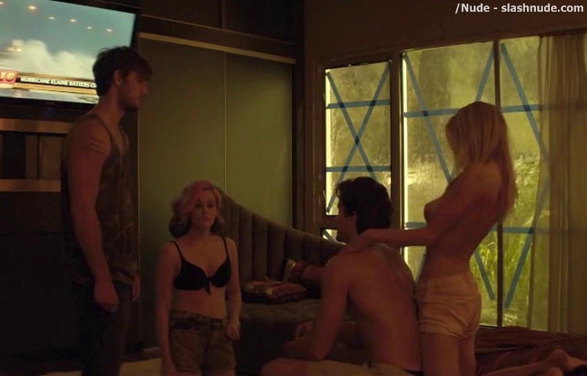 Mircea Monroe Topless In Bed From Magic Mike 7