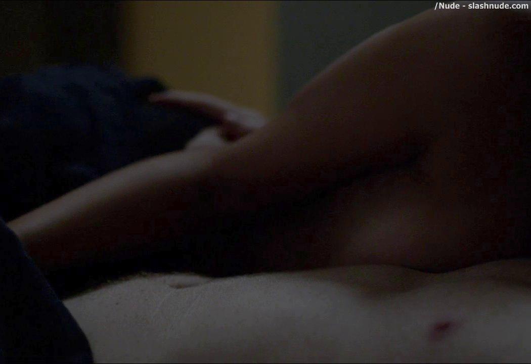 Morena Baccarin Topless With Hands Down Dude Pants On Homeland 14