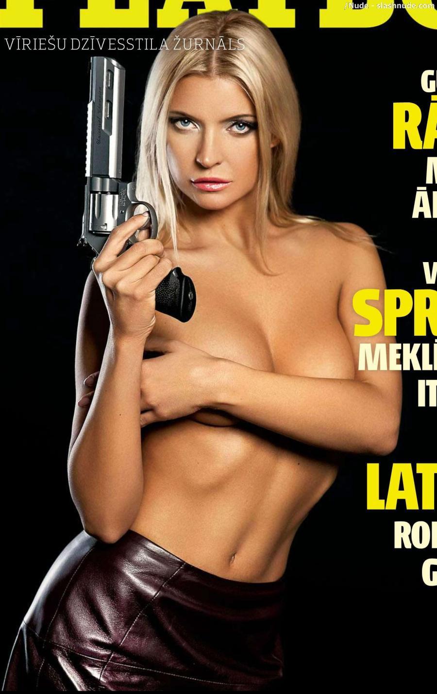 Natalija Hudobconoka Nude For Gun Lovers Everywhere 1