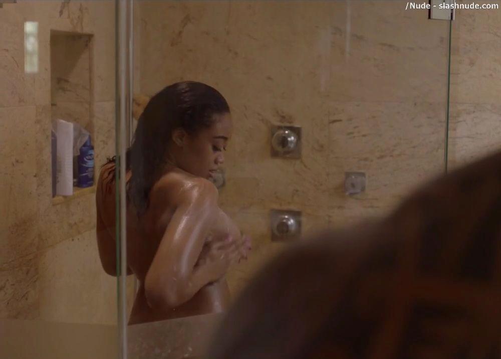 Nhya Fields Cedon Nude Shower Scene In Ballers 5