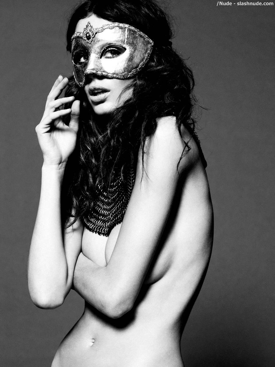 Nicole Trunfio Topless Is A Masked Lovecat 8