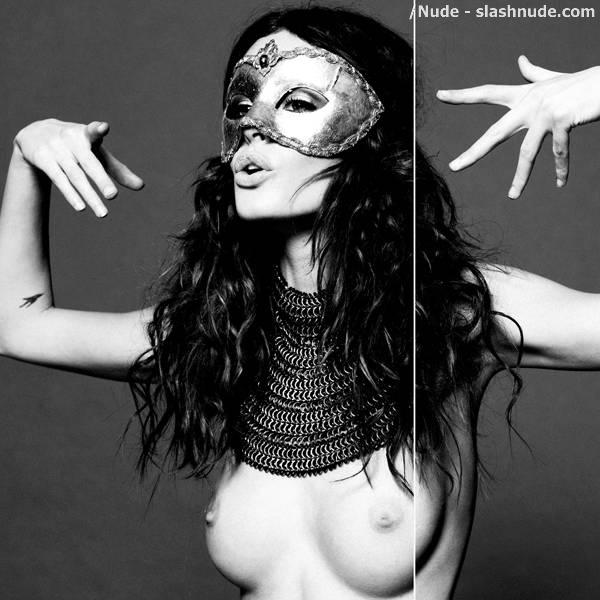 Nicole Trunfio Topless Is A Masked Lovecat 9