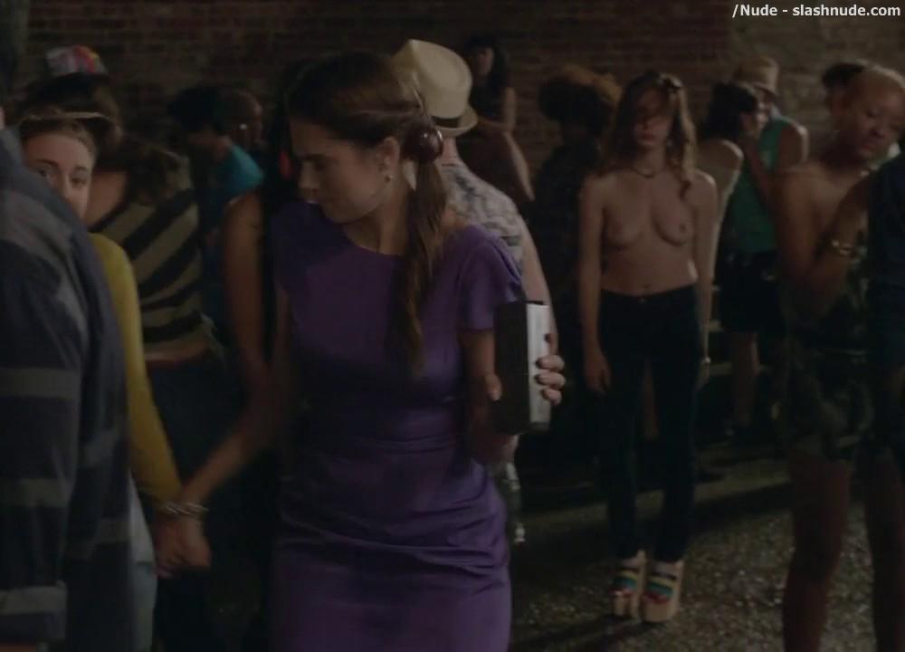 Rachel Lord Topless Means Tits Out For Christmas On Girls 14