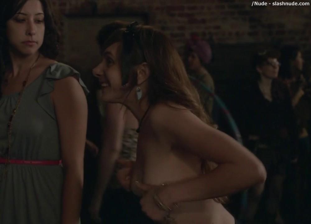 Rachel Lord Topless Means Tits Out For Christmas On Girls 5
