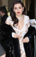 charli xcx breasts revealed in slip at music lunch 9768 5