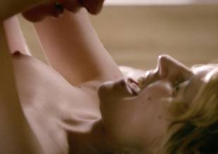 clemence poesy topless in bed from birdsong   2179 3