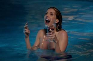 dawn olivieri topless in the pool on house of lies 0061 14