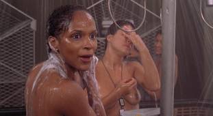 dina meyer topless starship troopers shower 9491 4