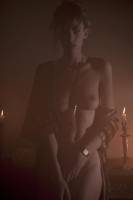 eliza sys nude in bed lights up our flame 9589 5