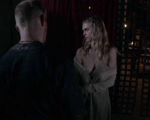 gaia weiss topless for a flash on vikings 4790 1