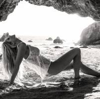 genevieve morton topless at beach for gq south africa 7556 6