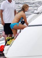 geri halliwell topless on hot summer day on yacht 9356 10