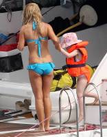 geri halliwell topless on hot summer day on yacht 9356 6