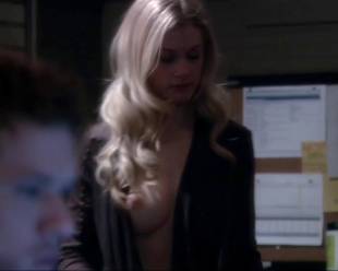 gillian alexy breast peeks out of robe on damages 3819 7
