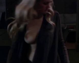 gillian alexy breast peeks out of robe on damages 3819 9