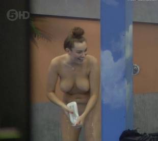 harry amelia nude full frontal shower on big brother 7468 26