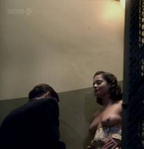 jenna louise coleman topless in room at top 6733 7