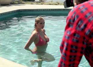 kate upton nipples stand proudly in see through wet top 5602 34
