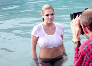 kate upton nipples stand proudly in see through wet top 5602 37