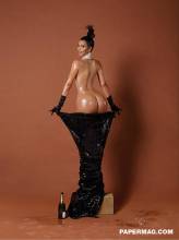 kim kardashian nude and nearly full frontal to sell paper 2