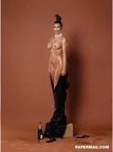 kim kardashian nude and nearly full frontal to sell paper 4