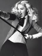 madonna topless on all fours in luomo vogue 0178 4